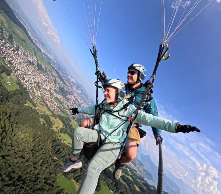Paragliding Pilatus Tandemflüge über Luzern